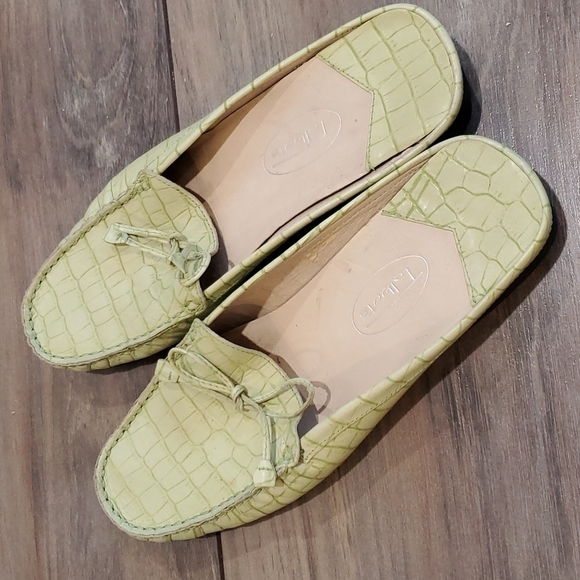 Talbots crocs style moccasin loafer flat shoes sz 5.5 - Picture 9 of 14
